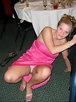 Upskirt pictures - Naughty Brides upskirt photos