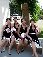 Upskirt pictures - Naughty Brides upskirt photos