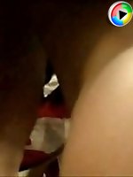 Upskirt movies - Close view of ass up the skirt