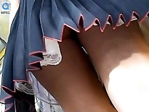 3 movies - Clear view up the skirt of a teen