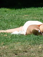 Upskirt pictures - Girlfriend voyeured . Real candid upskirt pics