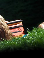Upskirt pictures - Up skirt pictures. Nice blonde in mini spyed in public