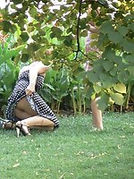 Upskirt pictures - Sexy upskirt white panty on hunter?s camera