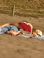 12 pictures - White panty upskirts. Looking up red dress' skirt