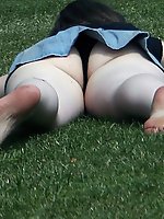 Upskirt pictures - Young chubby girl voyeured. Upskirt fotos
