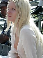 23 pictures - Downblouse parade upskirt pics