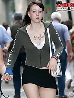 Upskirt pictures - Voyeur sexy upskirts of young hotties. Street upskirts