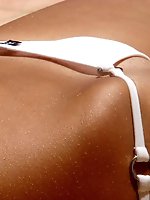 Upskirt pictures - A girl going naked on the Orient