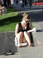 Upskirt pictures - Street upskirts noticed and shot on spy cam