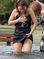 Upskirt pictures - Sneaky upskirt of amateur girls busy reading or playing