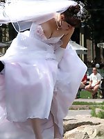 Upskirt pictures - teen bride upskirt pics