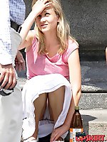 Upskirt pictures - Stolen upskirt pictures of hot babes