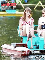 Upskirt pictures - Cute babes caught on upskirt spy cam