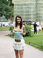 12 pictures - Teasing down blous photos