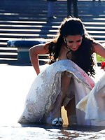 Upskirt pictures - Super hot bride upskirt pictures