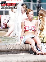 12 pictures - Girls showing upskirts in the streets