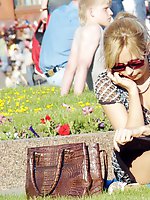 12 pictures - Pics from hidden upskirt cams in park