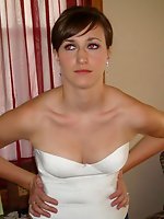 Upskirt pictures - Naughty Brides upskirt photos