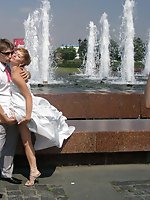 Upskirt pictures - Naughty Brides upskirt photos