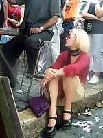 Upskirt pictures - Guy follows chicks and shoots public upskirt