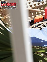 Upskirt pictures - Staying behind the bikini females