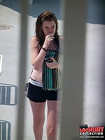 12 pictures - Accidental peek of swimsuit teens
