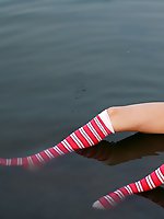 Upskirt pictures - Young nudist girls enlightened by sun