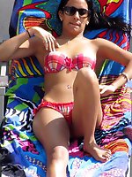 Upskirt pictures - Extremely small bikinis on hot teens