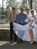 Upskirt pictures - Naughty Brides upskirt photos