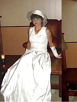 10 pictures - Naughty Brides upskirt photos