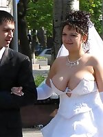 Upskirt pictures - Naughty Brides upskirt photos