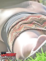 12 pictures - Women upskirt - curly babe's ass sexy photos gallery