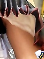 Upskirt movies - Look up skirt of real cute girls