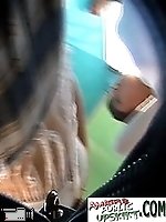 Upskirt movies - Lucky bus upskirt hunter