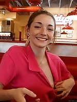 Upskirt pictures - Hannah Tarley Skinny Fries