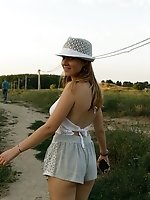 Upskirt pictures - Diana Sedova Russian Border Busting
