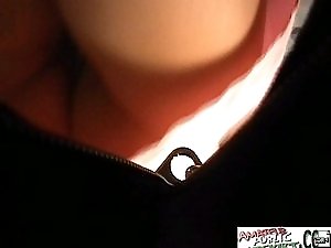 3 movies - Upskirt voyeur report made on the move by a hunter for pink skirts