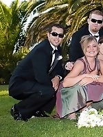 10 pictures - Naughty Brides upskirt photos