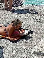 Upskirt pictures - Nice firm butts of hot bikini babes