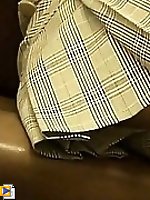 3 movies - Sitting black panty upskirt flash