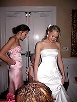 22 pictures - Naughty Brides upskirt photos