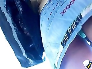 1 movies - Amazing upskirt filmed outdoors